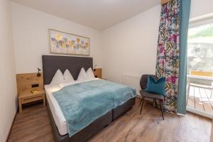 Katil atau katil-katil dalam bilik di Appartements Fürstauer, JOKERCARD INCLUDED