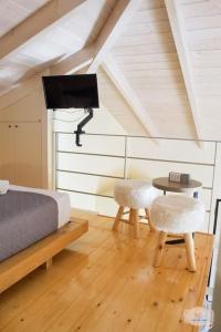 Μια τηλεόραση ή/και κέντρο ψυχαγωγίας στο Mare Loft