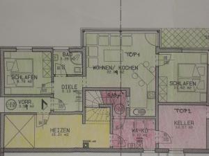 The floor plan of Panorama Erlebnis