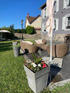 Zahrada ubytování La maison des douceurs