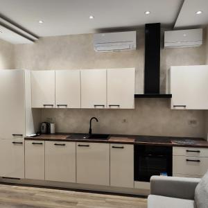 Kuchyň nebo kuchyňský kout v ubytování Apartma Veneziano Rose