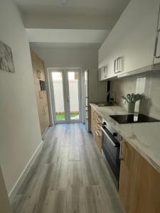 Η κουζίνα ή μικρή κουζίνα στο Holisp Blue Apartment +8 φωτογραφίες