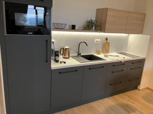 Kuchnia lub aneks kuchenny w obiekcie Apartmán Nahoře