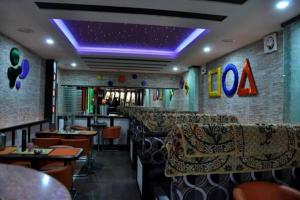 Istumisnurk majutusasutuses Hotel Payal