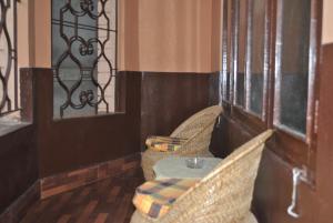 Istumisnurk majutusasutuses Hotel Payal