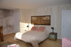 Letto o letti in una camera di Moulin de la Cuse - Chambre La Cuse