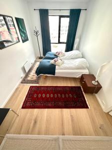 Postel nebo postele na pokoji v ubytování AURORA