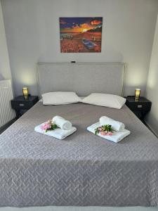 Postel nebo postele na pokoji v ubytování Gosia Apartment GYM Included