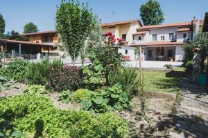a garden in front of a house at Nonna Gina Country House in San Miniato Basso