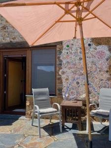 A patio or other outdoor area at Casa Rural Chao de Castro