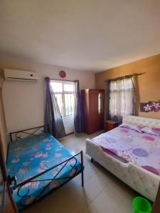 a bedroom with two beds in a room at Fina Villa Apartments - Mont choisy in Mont Choisy
