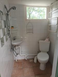 Koupelna v ubytování cabanon parc régional des baronnies