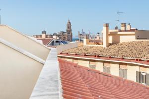 Výhľad na mesto Malaga alebo výhľad na mesto priamo z apartmánu
