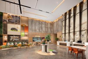 Setusvæði á Home2 Suites by Hilton Shanwei Lufeng