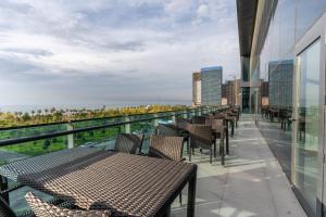 Balkón nebo terasa v ubytování Grand Bellagio Batumi Convention & Casino Hotel