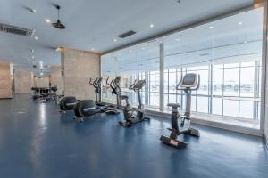 Fitness centrum a/nebo fitness zařízení v ubytování Grand Bellagio Batumi Convention & Casino Hotel