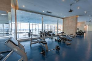 Fitness centrum a/nebo fitness zařízení v ubytování Grand Bellagio Batumi Convention & Casino Hotel