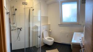 Koupelna v ubytování Ferienwohnung Lucky Soest