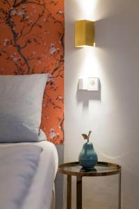 Voodi või voodid majutusasutuse Genusshotel Krone & Roadtrips bei Basel toas
