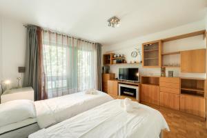 Η κουζίνα ή μικρή κουζίνα στο Apartment Rudy