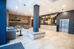 Kuchyň nebo kuchyňský kout v ubytování Hotel Zatoka