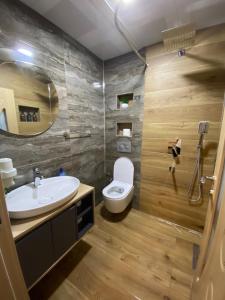 Koupelna v ubytování Fenix loft