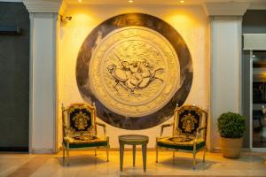 A seating area at Tiana Beach Resort