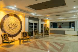 The lobby or reception area at Tiana Beach Resort
