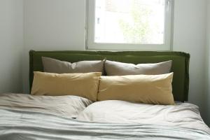 Postel nebo postele na pokoji v ubytování American Ease Apartments - Hahnbach, Vilseck, Weiden