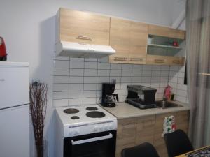 Dapur atau dapur kecil di La casa di mezzo