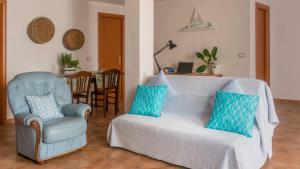 Χώρος καθιστικού στο Riflessi sul mare