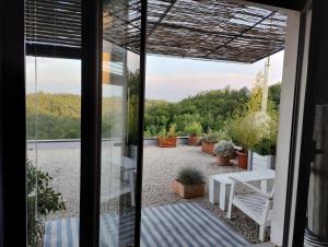 Balkón nebo terasa v ubytování Rosa apartment