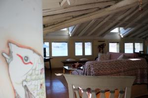 Posezení v ubytování L'Oleandro sul Lago d'Iseo B&B