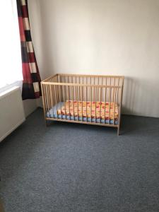 Postel nebo postele na pokoji v ubytování Apartmán Orlík nad Vltavou