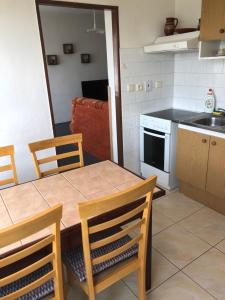 Kuchyň nebo kuchyňský kout v ubytování Apartmán Orlík nad Vltavou