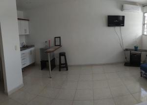 Kuchyň nebo kuchyňský kout v ubytování APARTAESTUDIO SENDERO PRIMAVERA 2