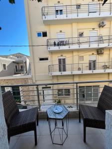 Balkón alebo terasa v ubytovaní Papyrus City Centre Apartments