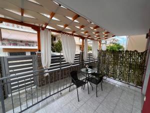Balkón nebo terasa v ubytování Niriides Rooms