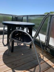 Ein Balkon oder eine Terrasse in der Unterkunft Zinnowitz Haus Zur Duene Wohnung 14 W14ZDL