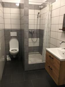 Koupelna v ubytování Ubytování U Jirky-Mutěnice
