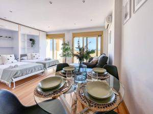 Postel nebo postele na pokoji v ubytování OleHolidays 1133 Romana Playa primera línea playa