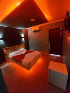 Ein Bett oder Betten in einem Zimmer der Unterkunft Chateau Motel Campinas