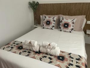 Postel nebo postele na pokoji v ubytování Apartamento Flores de Santiago
