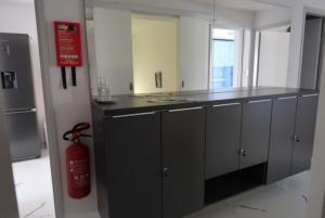 a kitchen with a fire hydrant in a room at Apartment Samanta in Supetar +31 photos