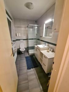 Koupelna v ubytování Apartma JP Terme Čatež