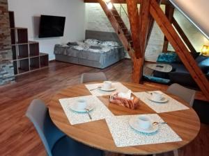 Posezení v ubytování Apartman Albreit 2