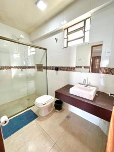 Um banheiro em Pousada Serra de São Thomé