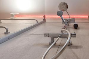 Posilňovňa alebo fitness centrum v ubytovaní Luxury Flat by Central Station / Unique View