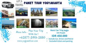 a flyer for a trip to paris with pictures of cities at Rumah Ukhi in Yogyakarta