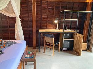 Kuchyň nebo kuchyňský kout v ubytování Antagana Retreat